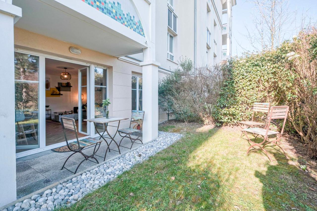 Emma - F3 Apartment With A Garden Montevrain Exterior photo